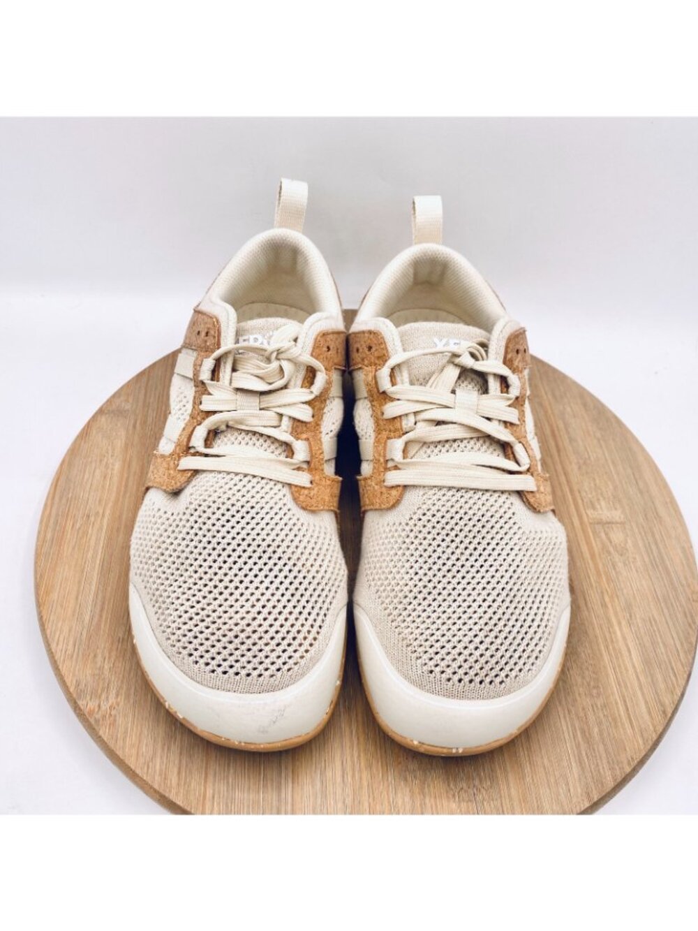 Xero Barefoot Shoes Mens 9 Beige Mesh Zero Drop Zelen Sneakers Minimalist - Picture 2 of 10